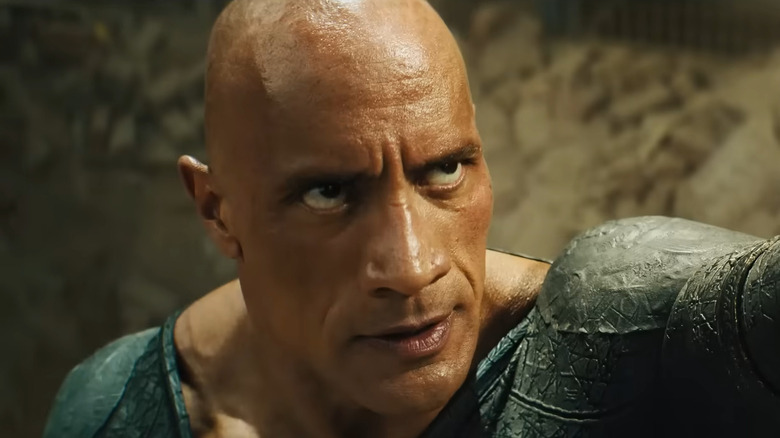 Black Adam glaring in Black Adam