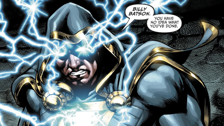 Black Adam fights Billy Batson