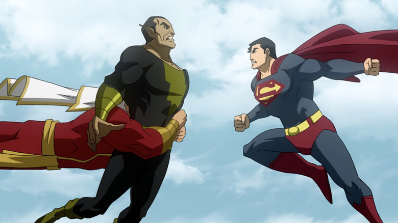 Superman and Shazam beat Black Adam