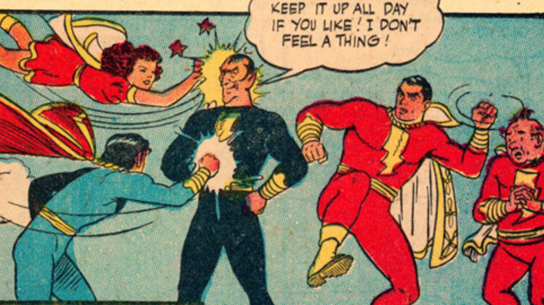 The Marvel Family attacks Black Adam