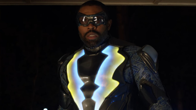 Black Lightning looks surprised