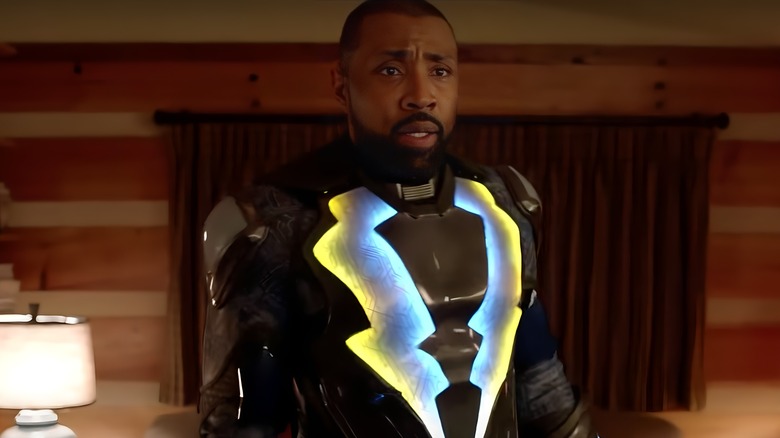 Black Lightning talking