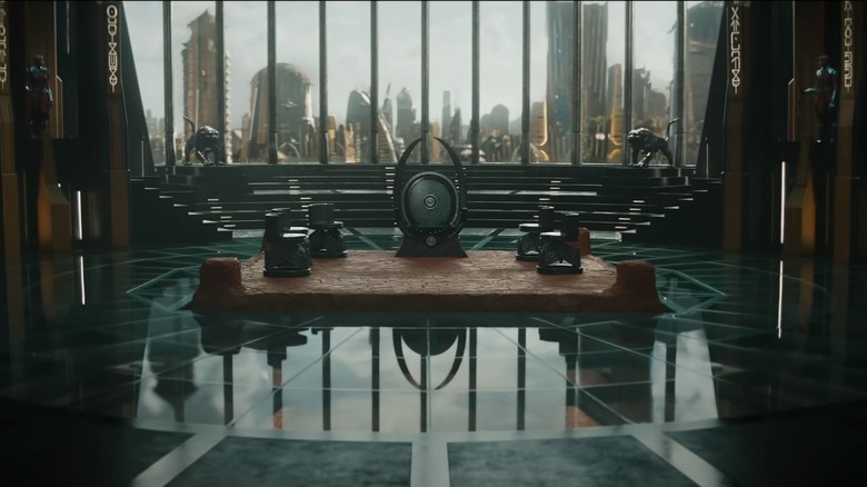 Empty Throne Room in Wakanda