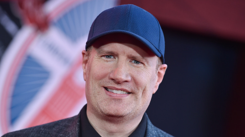 Smiling Kevin Feige