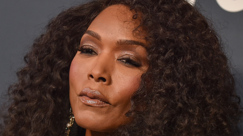 Angela Bassett looking into camera