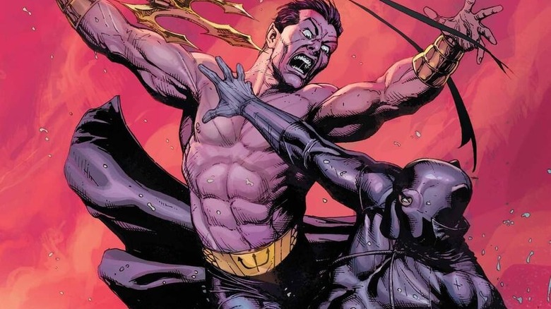 Namor fighting Black Panther