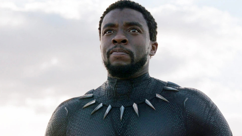 T'Challa unmasked in suit