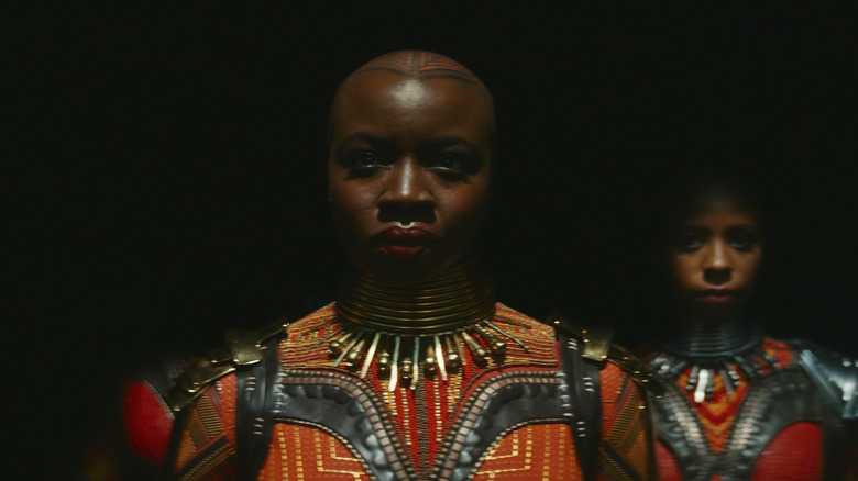 Okoye makes her entrance 