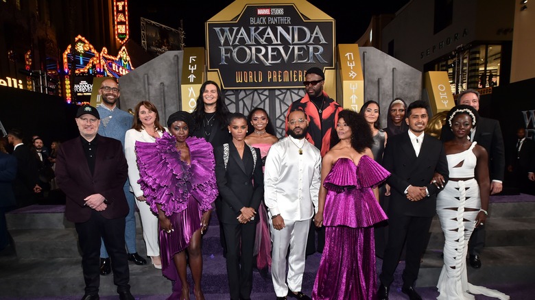 The cast of Black Panther