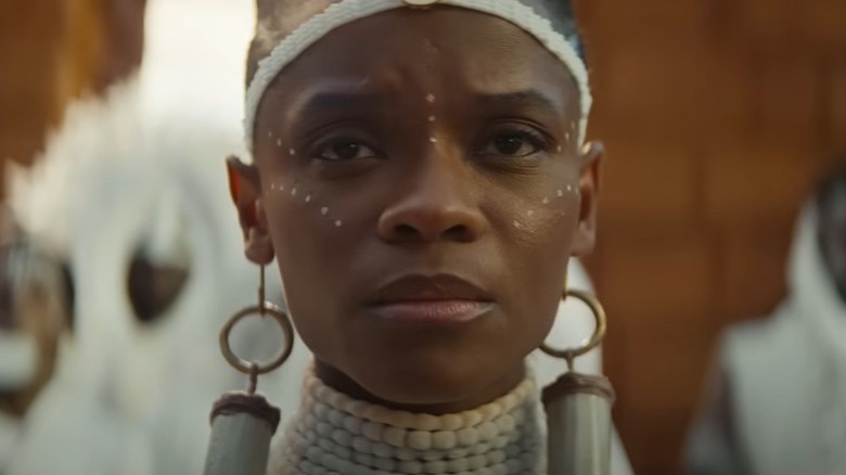 Shuri staring forward