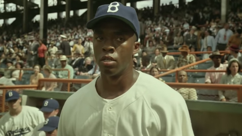 Chadwick Boseman in 2013's "42"