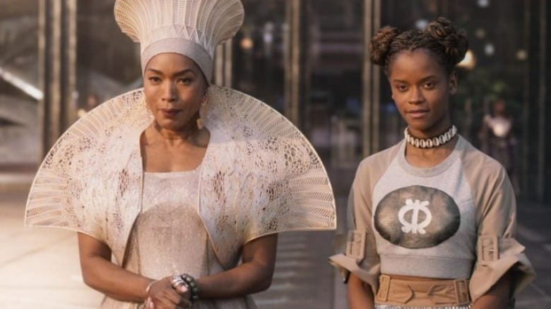 Queen Ramonda and Shuri in Wakanda