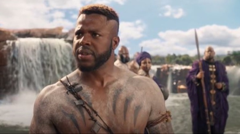 M'Baku addressing Wakanda