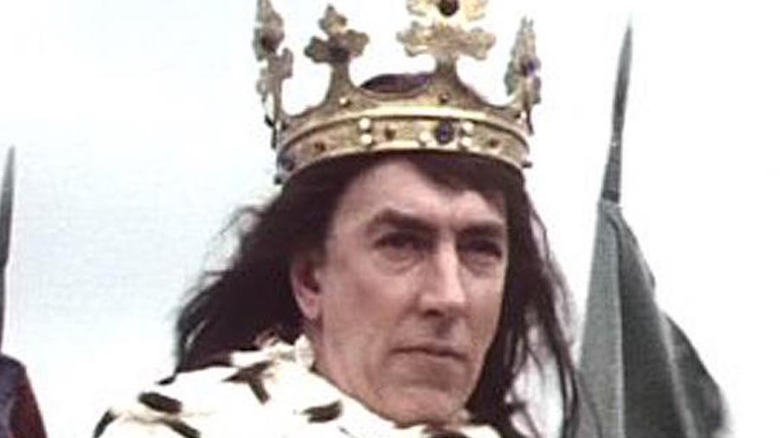 Peter Cook gives a stern look