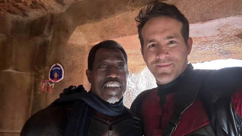 Wesley Snipes and Ryan Reynolds smiling