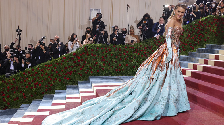 Lively in her Met Gala dress