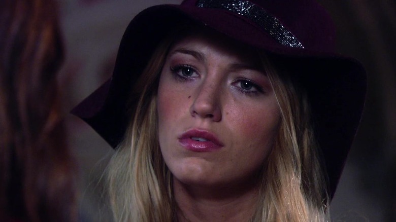 Serena van der Woodsen wearing hat