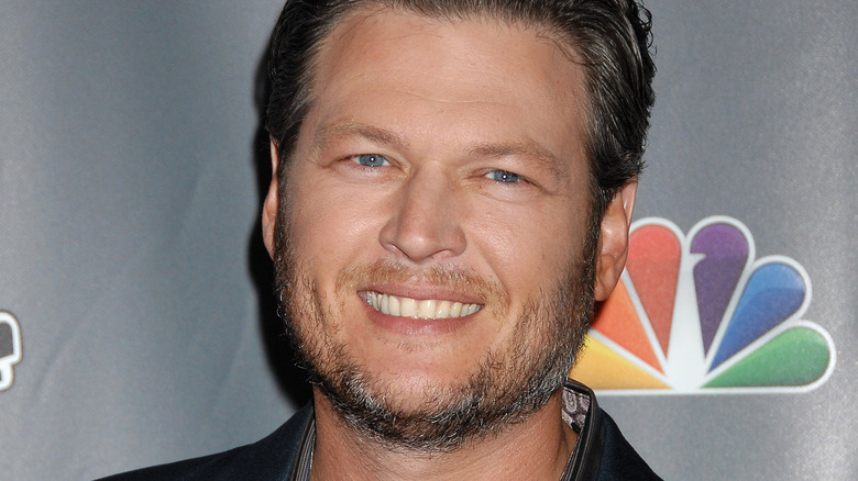 Blake Shelton smiling