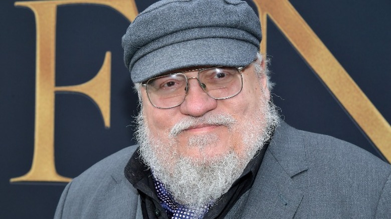 George R.R. Martin at a premiere event