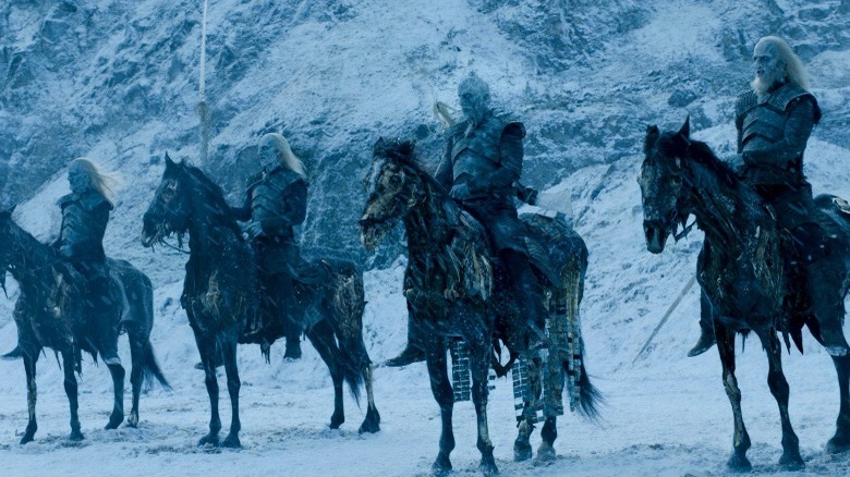 White Walkers on horseback 