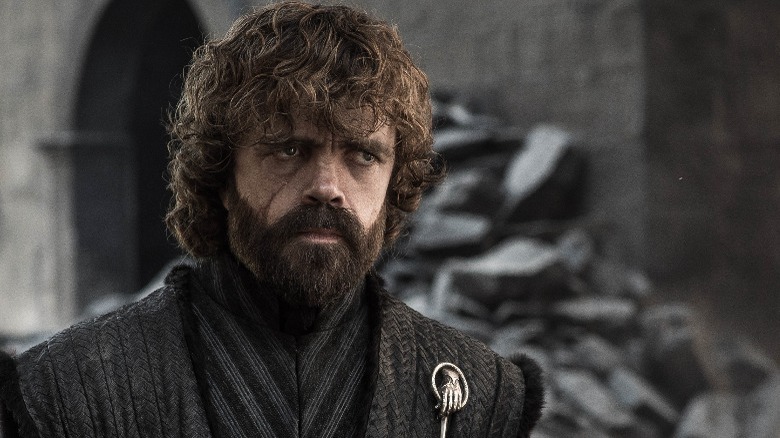 Tyrion Lannister looking sad 