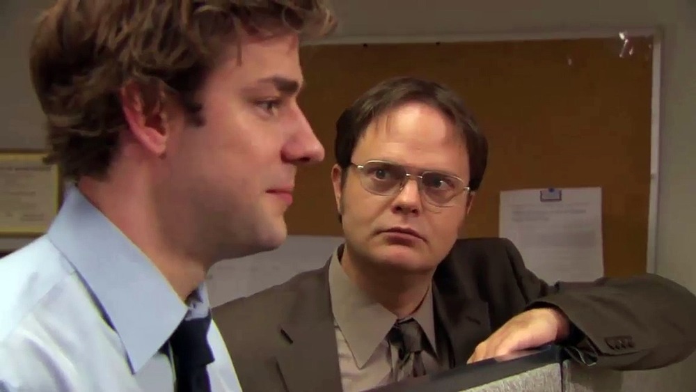 Jim Halpert and Dwight Schrute in The Office