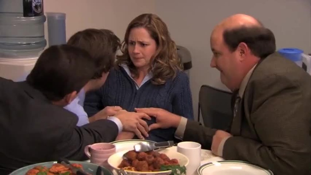 Pam goes into labor on The Office