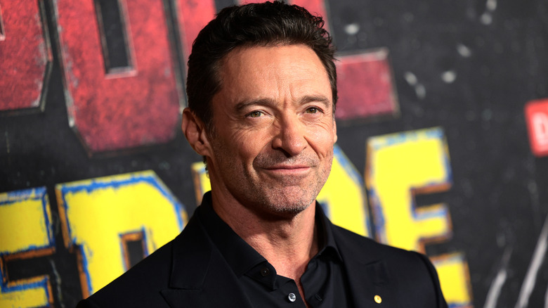 Hugh Jackman smiling