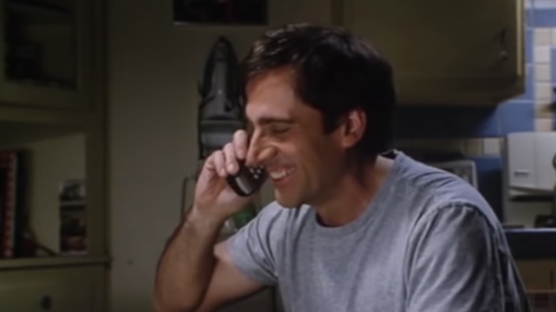 Steve Carell laughing on phone