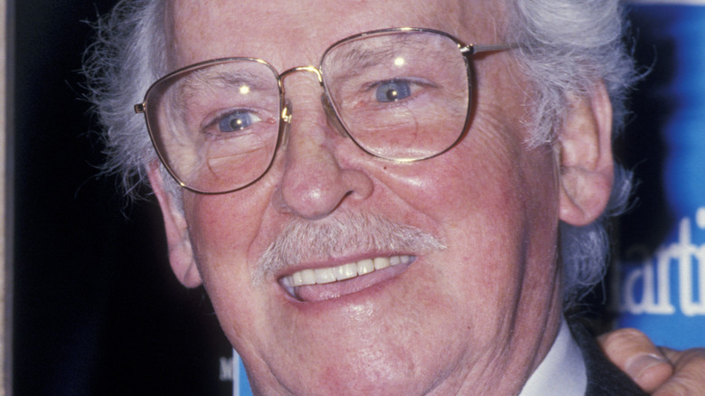 Barnard Hughes smiling