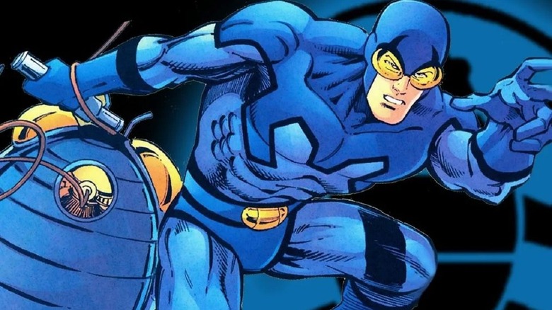 Blue Beetle descends from the Bug