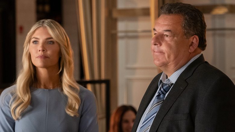 Deanne and Anthony look chagrined on "Blue Bloods"