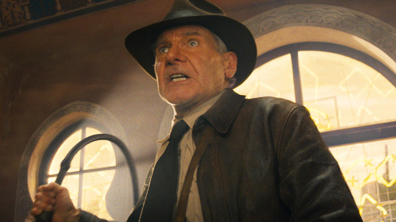 Indiana Jones looking enraged