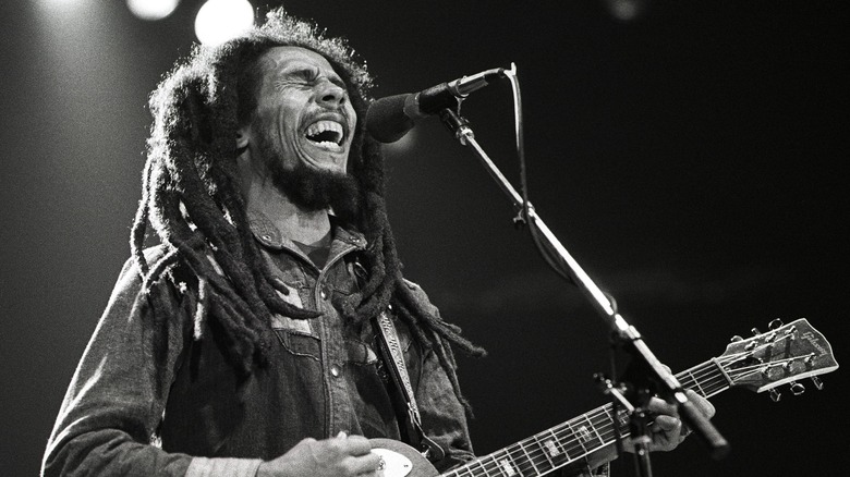 Bob Marley performing