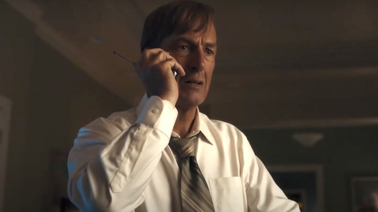 Better Call Saul Bob Odenkirk on phone