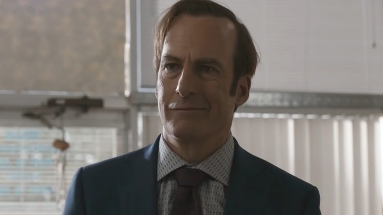 Saul Goodman aka Jimmy McGill smiling 