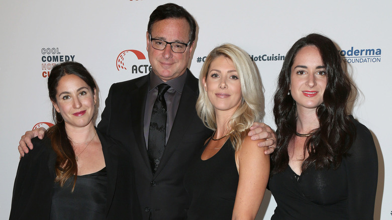 Bob Saget with family