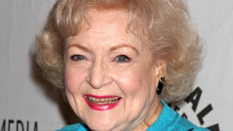 Betty White smiling at event