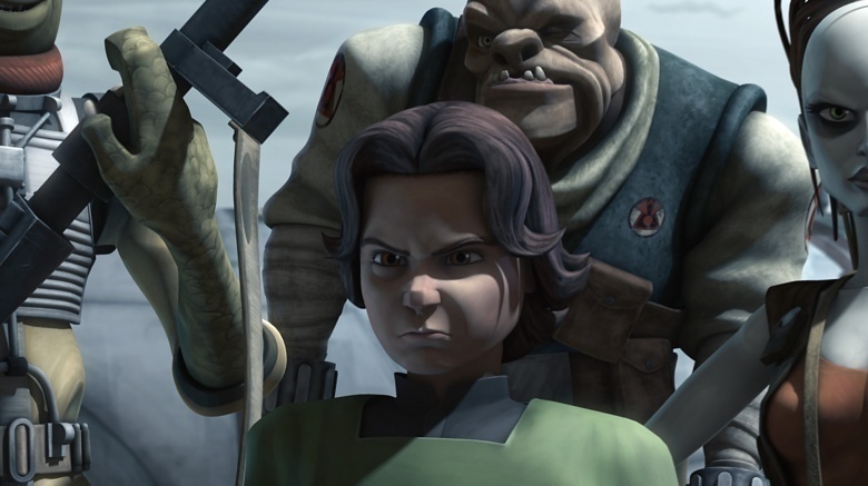 Young Boba Fett in "Star Wars Clone Wars"