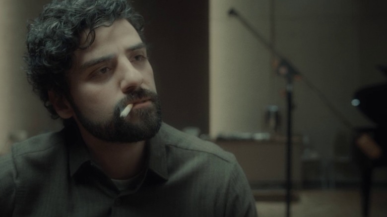 Llewyn Davis inside recording studio