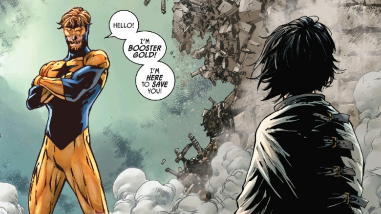 Booster Gold saving the day