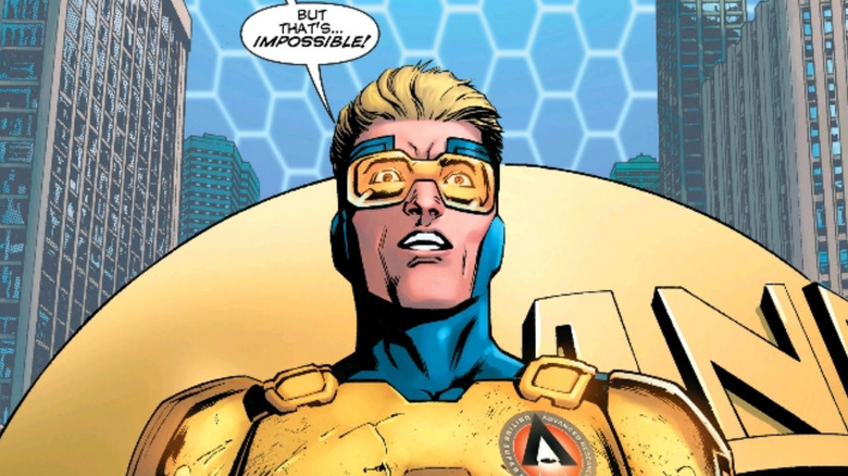 Booster Gold is stunned