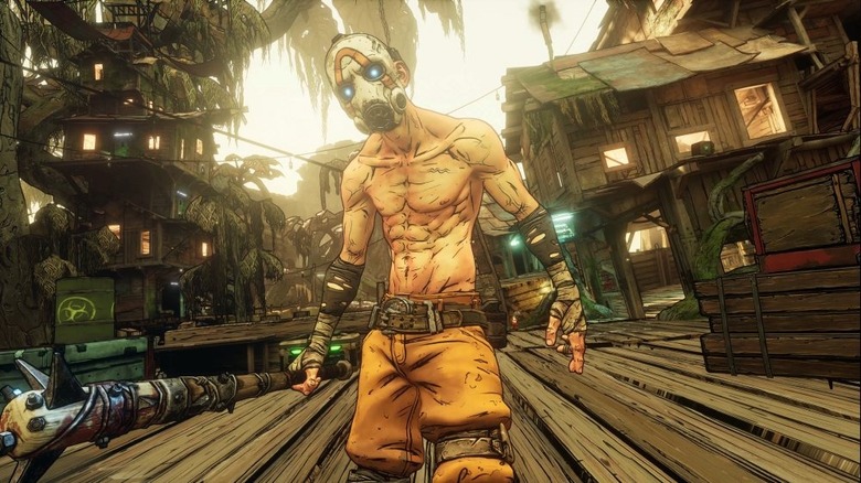 Shot from Borderlands game