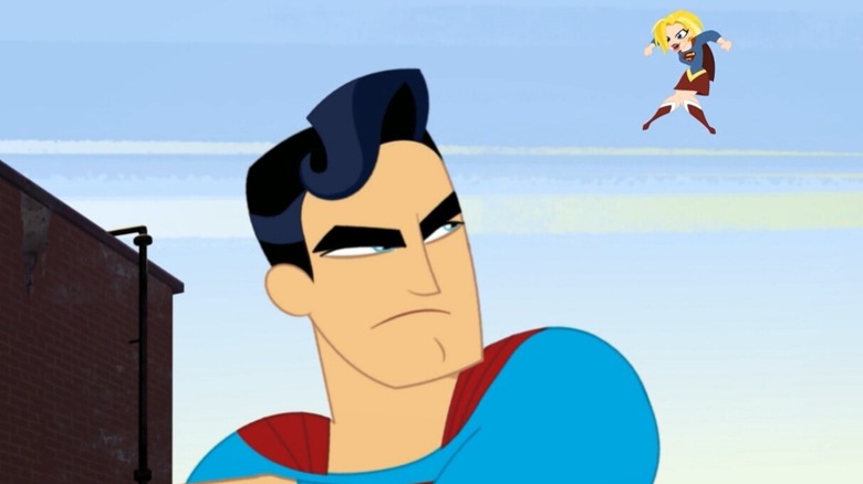 Superman frowning in DC Super Hero Girls