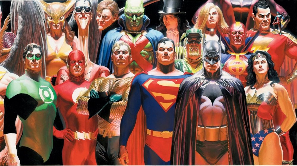 DC comics art by Alex Ross