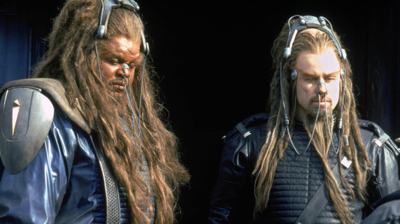 Teri and Ker plot against humanity in "Battlefield Earth"