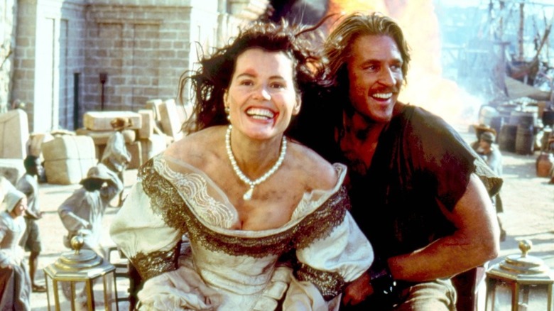 Geena Davis and Matthew Modine in Cutthroat Island