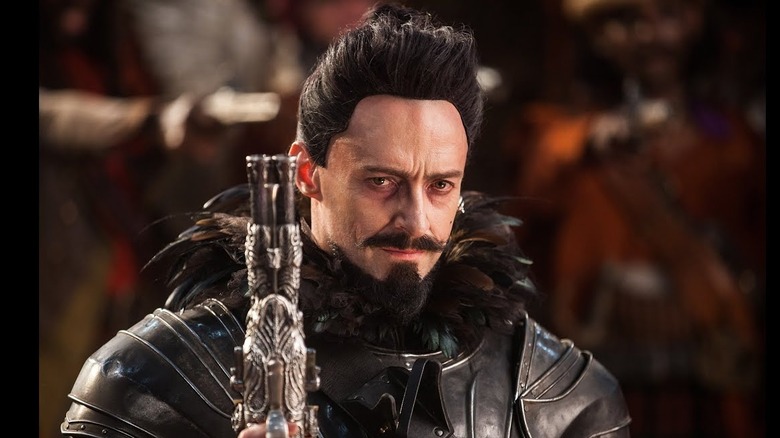 Blackbeard looks pensive in "Pan" (2015)