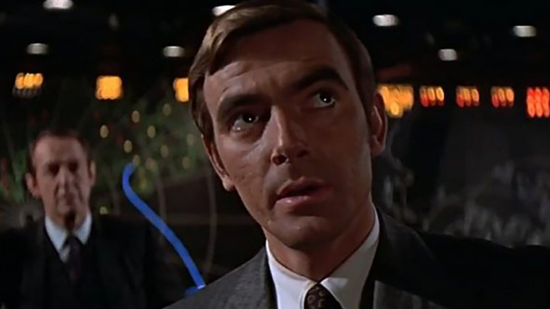 A man looks up in Colossus: The Forbin Project