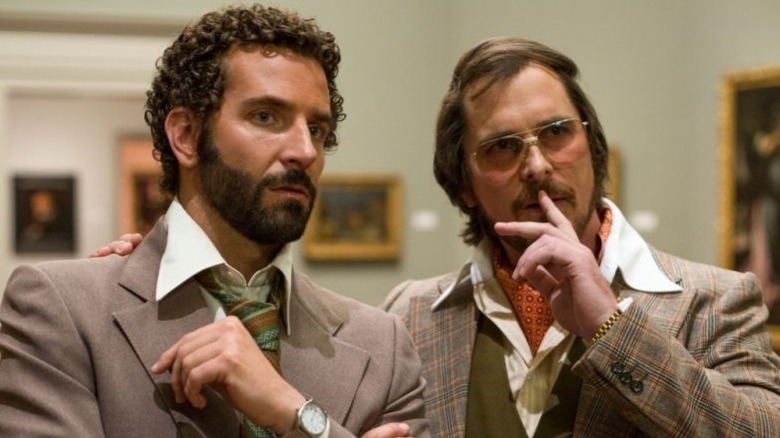 Christian Bale and Bradley Cooper in American Hustle